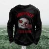 Personalized Louisville Football Waffle Sweatshirt 3