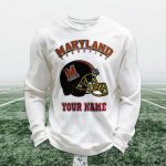 Personalized Maryland Terrapins Football Waffle Sweatshirt