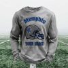 Personalized Memphis Football Waffle Sweatshirt 3