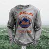 Personalized Mets Baseball Waffle Sweatshirt 3