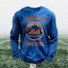 Personalized Mets Baseball Waffle Sweatshirt 6