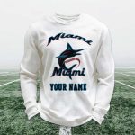Personalized Miami Baseball Waffle Sweatshirt