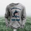 Personalized Miami Baseball Waffle Sweatshirt 3