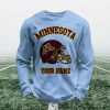 Personalized Minnesota Football Waffle Sweatshirt (4)