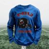 Personalized NIU Athletics Football Waffle Sweatshirt 2
