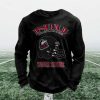 Personalized NIU Athletics Football Waffle Sweatshirt 3