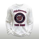 Personalized Nationals Baseball Waffle Sweatshirt