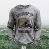 Personalized Navy Football Waffle Sweatshirt (3)