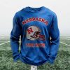 Personalized Nebraska Football Waffle Sweatshirt 6