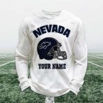 Personalized Nevada Football Waffle Sweatshirt