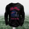Personalized Ole Miss Football Waffle Sweatshirt 7 Personalized Ole Miss Football Waffle Sweatshirt (2)