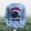 Personalized Ole Miss Football Waffle Sweatshirt 8 Personalized Ole Miss Football Waffle Sweatshirt (6)
