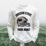 Personalized Oregon State Football Waffle Sweatshirt