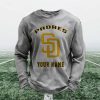 Personalized Padres Baseball Waffle Sweatshirt 10 Personalized Padres Baseball Waffle Sweatshirt 5