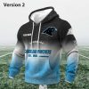 Personalized Panthers EST 1993 Football Waffle Hoodie 2