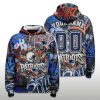 Personalized Patriots Graffiti Football Hoodie (2)