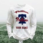 Personalized Phillies Baseball Waffle Sweatshirt