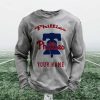 Personalized Phillies Baseball Waffle Sweatshirt 8 Personalized Phillies Baseball Waffle Sweatshirt 3