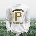 Personalized Pirates Baseball Waffle Sweatshirt