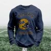 Personalized Pittsburgh Football Waffle Sweatshirt 2