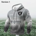 Personalized Raiders EST 1960 Football Waffle Hoodie