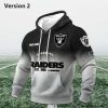 Personalized Raiders EST 1960 Football Waffle Hoodie 2