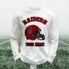 Personalized Raiders Football Waffle Sweatshirt 1