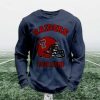 Personalized Raiders Football Waffle Sweatshirt 2