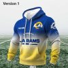 Personalized Rams EST 1936 Football Waffle Hoodie 1