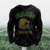 Personalized Rams Football Waffle Sweatshirt 5