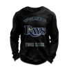 Personalized Rays Baseball Waffle Sweatshirt 5