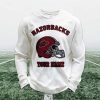 Personalized Razorbacks Football Waffle Sweatshirt 1