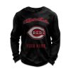 Personalized Reds Baseball Waffle Sweatshirt 10 Personalized Reds Baseball Waffle Sweatshirt 5