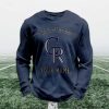 Personalized Rockies Baseball Waffle Sweatshirt 6