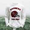 Personalized Sooners Football Waffle Sweatshirt (1)