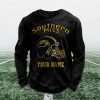 Personalized Southern Miss Football Waffle Sweatshirt (5)
