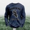 Personalized Sox Baseball Waffle Sweatshirt 6