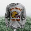Personalized Sun Devils Football Waffle Sweatshirt (3)