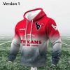 Personalized Texans EST 1988 Football Waffle Hoodie 2