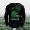 Personalized The Herd Football Waffle Sweatshirt (5)