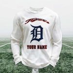 Personalized Tigers Baseball Waffle Sweatshirt