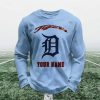 Personalized Tigers Baseball Waffle Sweatshirt 8 Personalized Tigers Baseball Waffle Sweatshirt 3