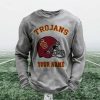 Personalized Trojans Football Waffle Sweatshirt (3)