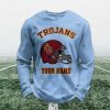 Personalized Trojans Football Waffle Sweatshirt (4)