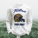 Personalized Tulsa Football Waffle Sweatshirt