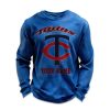 Personalized Twins Baseball Waffle Sweatshirt (2)