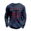 Personalized Twins Baseball Waffle Sweatshirt (3)