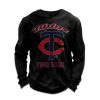 Personalized Twins Baseball Waffle Sweatshirt (4)