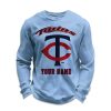 Personalized Twins Baseball Waffle Sweatshirt (6)