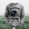 Personalized Utah State Football Waffle Sweatshirt (6)